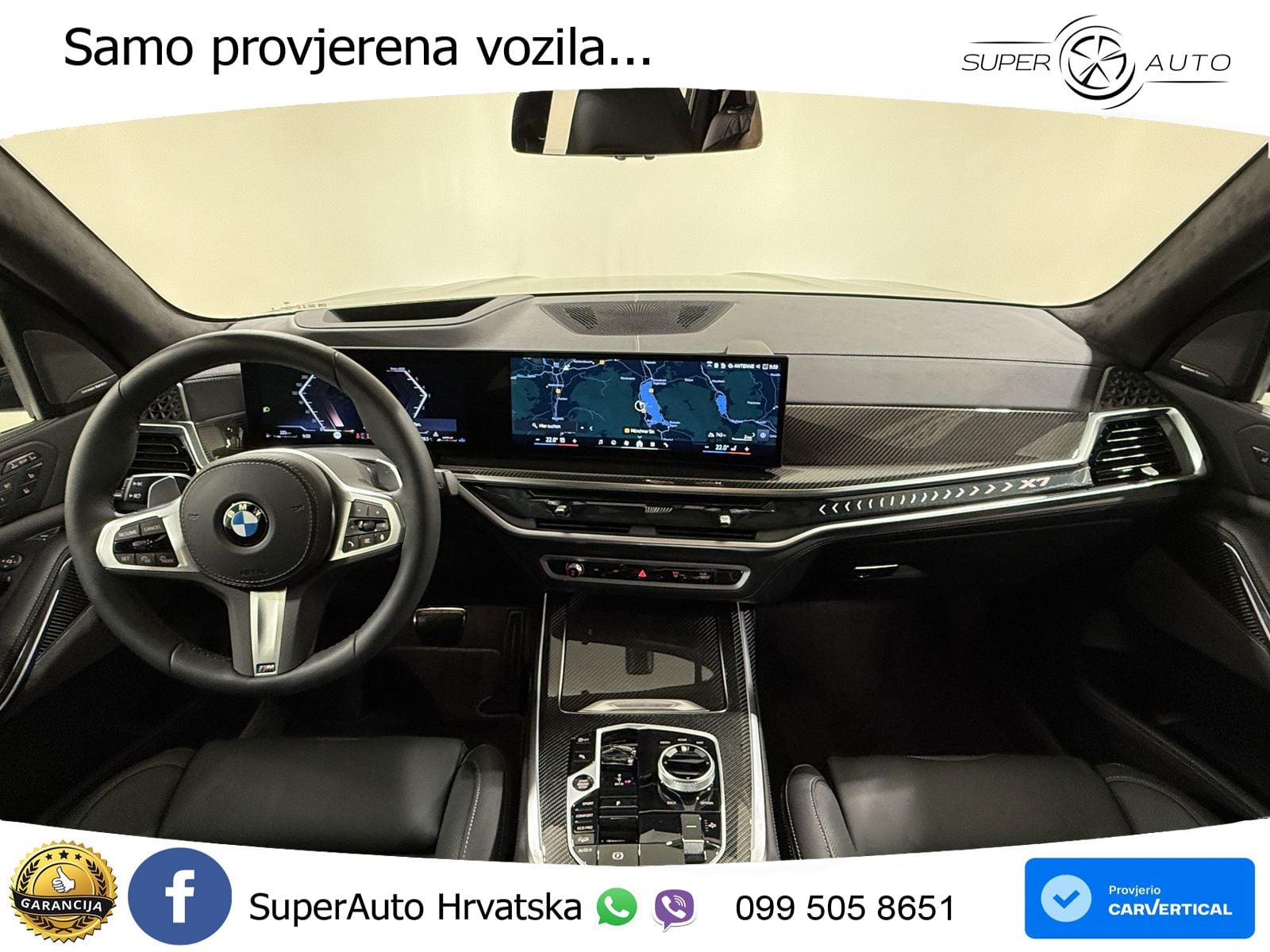 BMW X7 40d (352 KS) xDrive Steptronic ZRAČNI+ACC+GR SJED+KAM+PANO