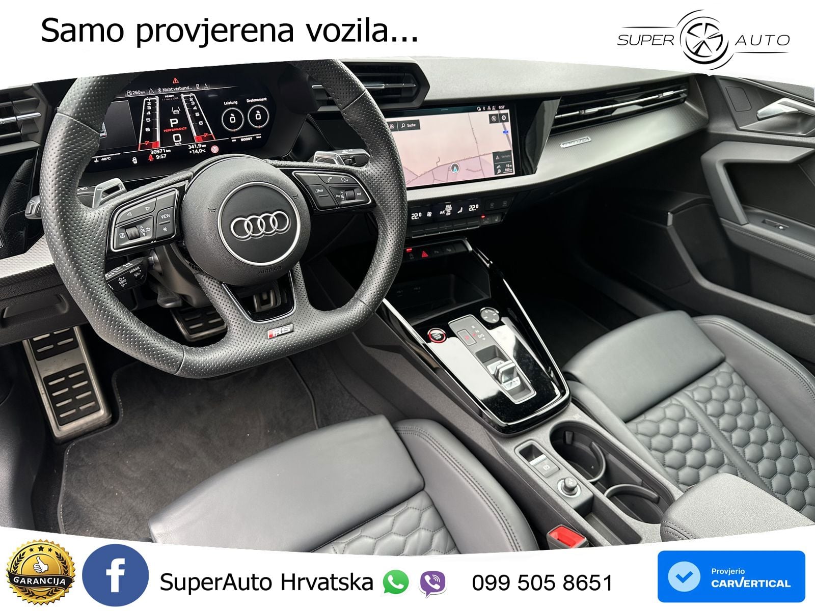 Audi RS3 Sedan 2.5 TFSI (400 KS) quattro S tronic LED+GR SJED+ACC