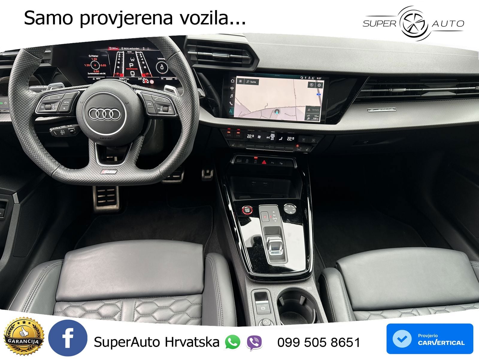 Audi RS3 Sedan 2.5 TFSI (400 KS) quattro S tronic LED+GR SJED+ACC