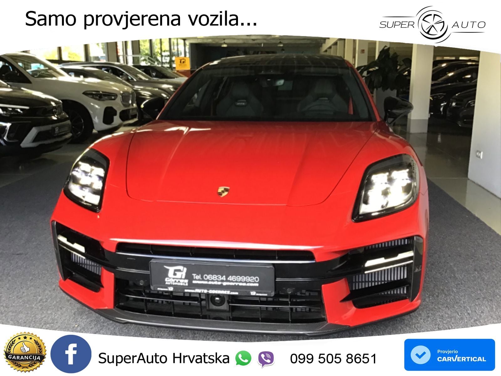 Porsche Panamera GTS 4.0 V8 (500 KS) PDK ZRAČNI+ACC+GR SJED+KAM+PANO