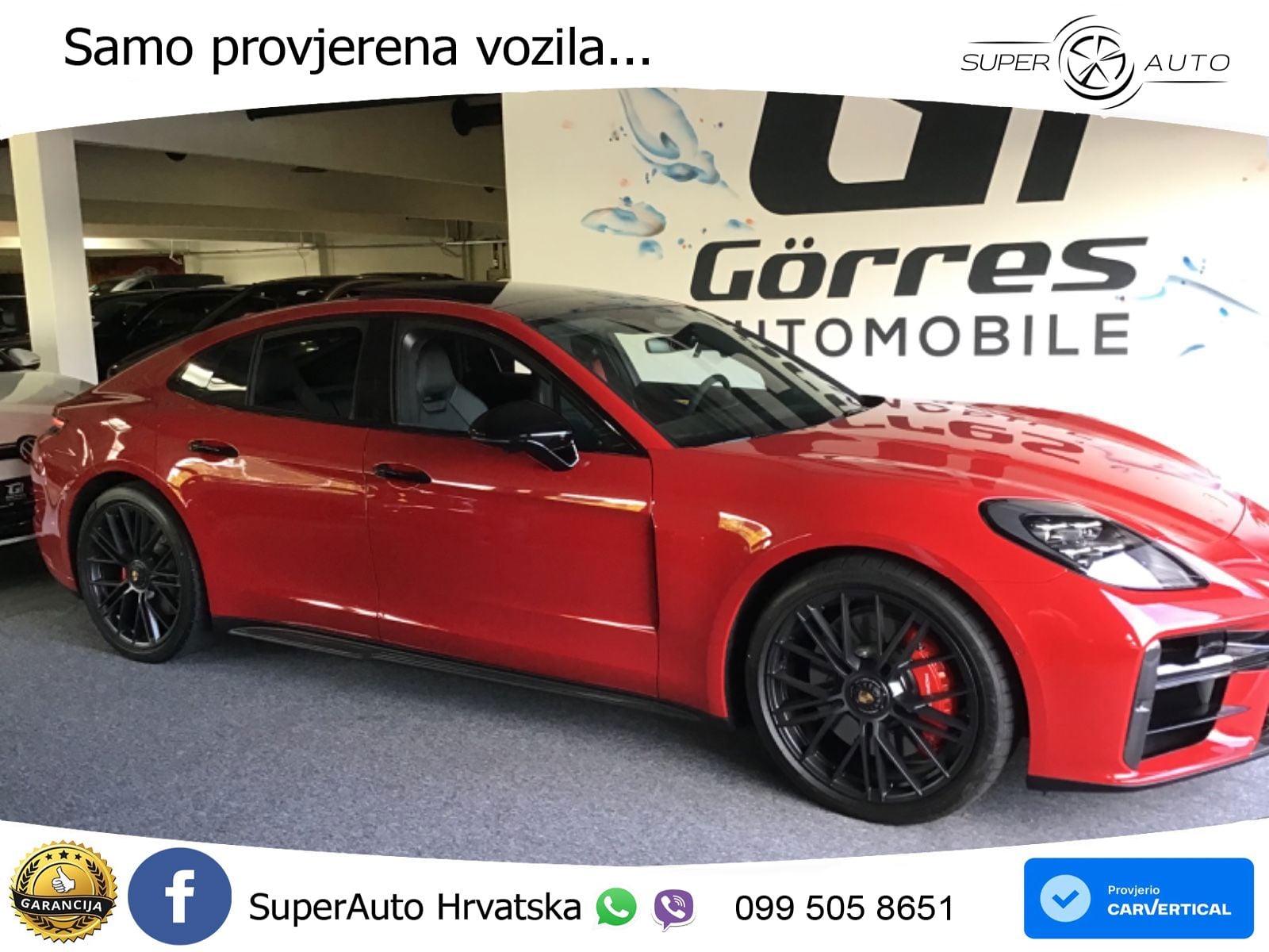 Porsche Panamera GTS 4.0 V8 (500 KS) PDK ZRAČNI+ACC+GR SJED+KAM+PANO