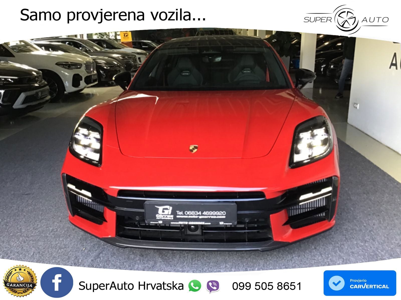 Porsche Panamera GTS 4.0 V8 (500 KS) PDK ZRAČNI+ACC+GR SJED+KAM+PANO
