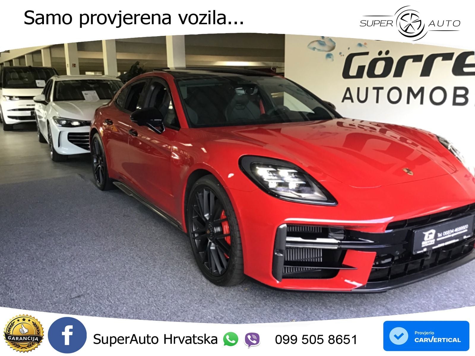 Porsche Panamera GTS 4.0 V8 (500 KS) PDK ZRAČNI+ACC+GR SJED+KAM+PANO