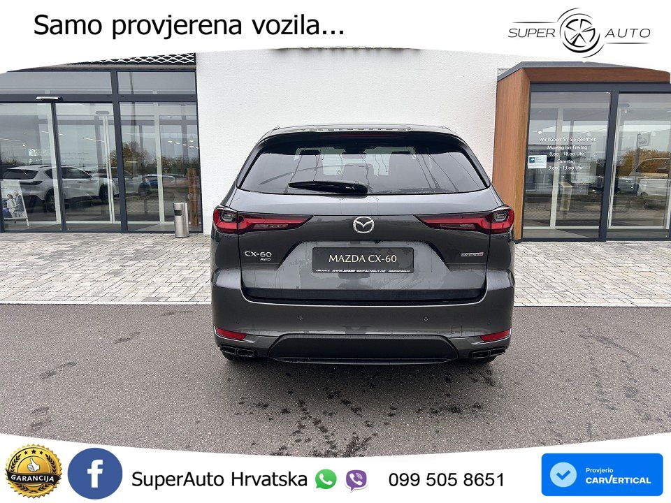 Mazda CX-60 3.3 e-Skyactiv D (254 KS) AWD Automatic LED+ACC
