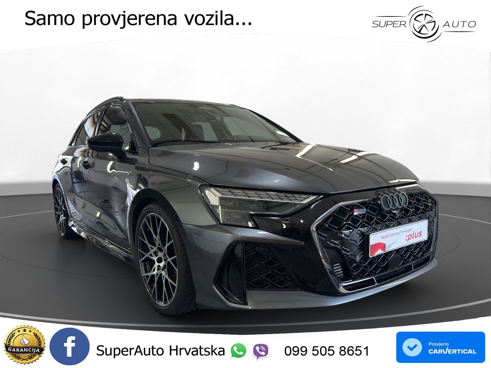 Audi RS3 Sedan 2.5 TFSI (400 KS) quattro S tronic LED+GR SJED+ACC