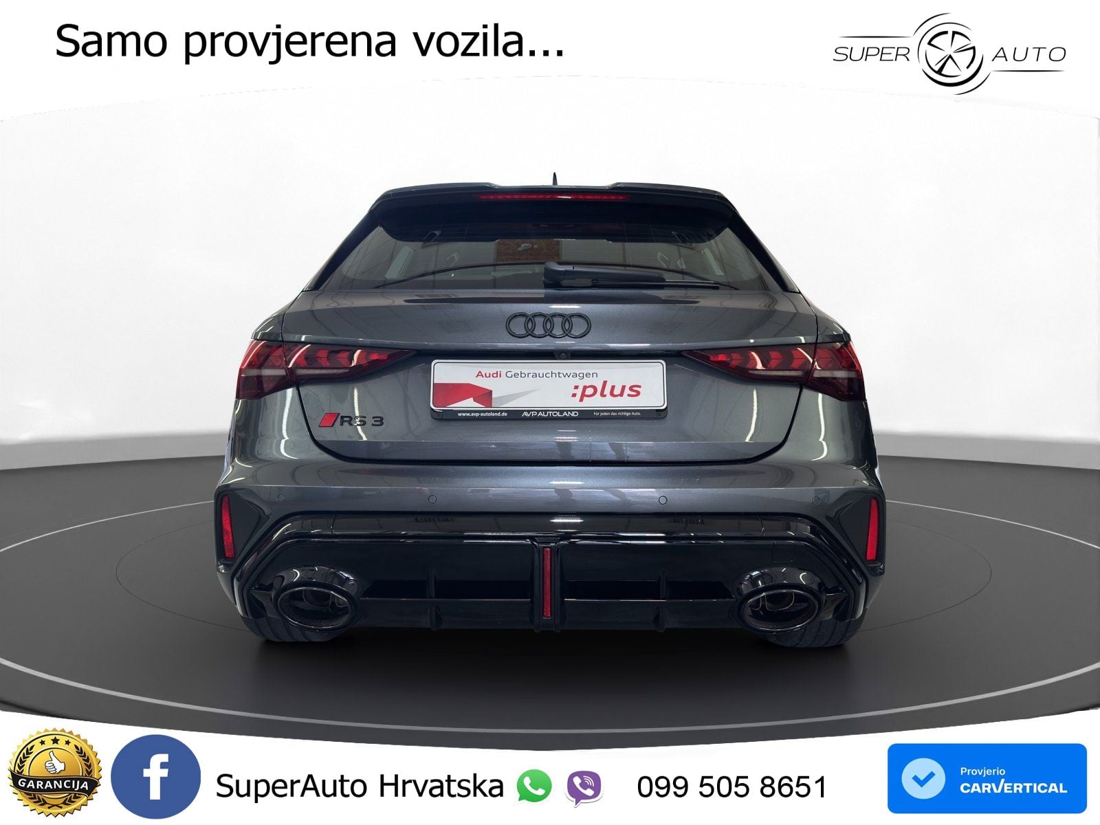 Audi RS3 Sedan 2.5 TFSI (400 KS) quattro S tronic LED+GR SJED+ACC