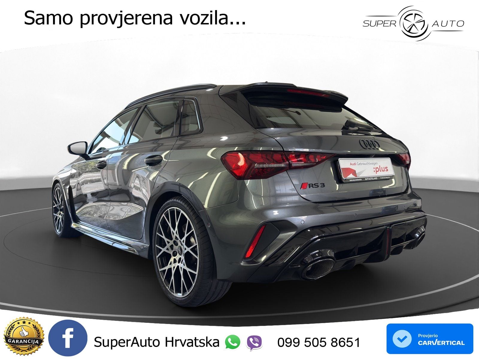 Audi RS3 Sedan 2.5 TFSI (400 KS) quattro S tronic LED+GR SJED+ACC