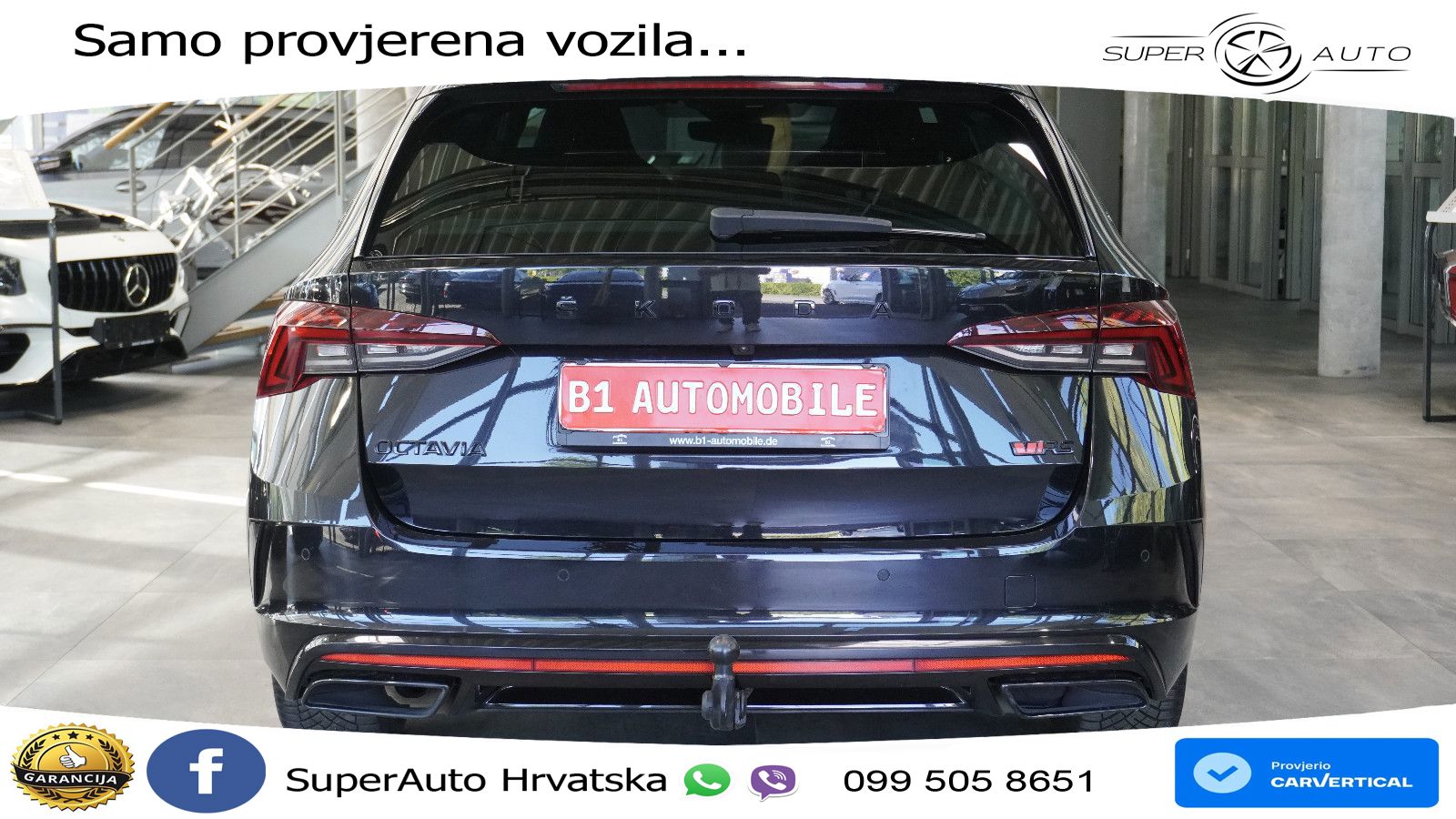 Škoda Octavia Combi RS 2.0 TDI (200 KS) 4x4 DSG LED+GR SJED+ACC