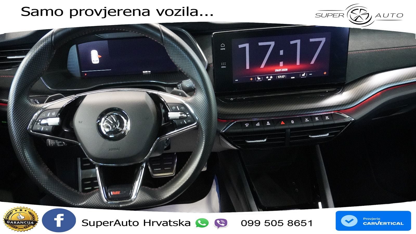 Škoda Octavia Combi RS 2.0 TDI (200 KS) 4x4 DSG LED+GR SJED+ACC