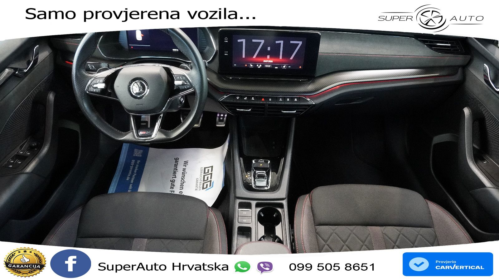 Škoda Octavia Combi RS 2.0 TDI (200 KS) 4x4 DSG LED+GR SJED+ACC