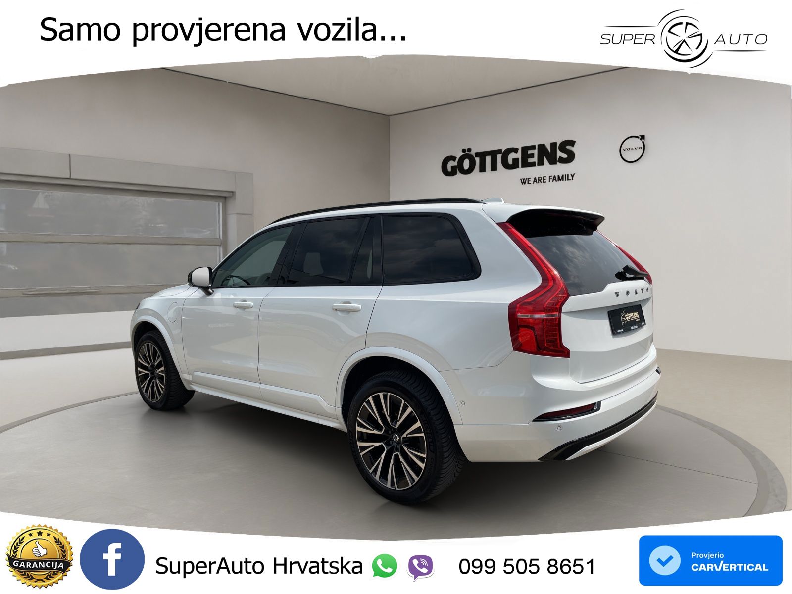 Volvo XC90 2.0 T8 AWD Automatic ZRAČNI+ACC+GR SJED+KAM+PANO