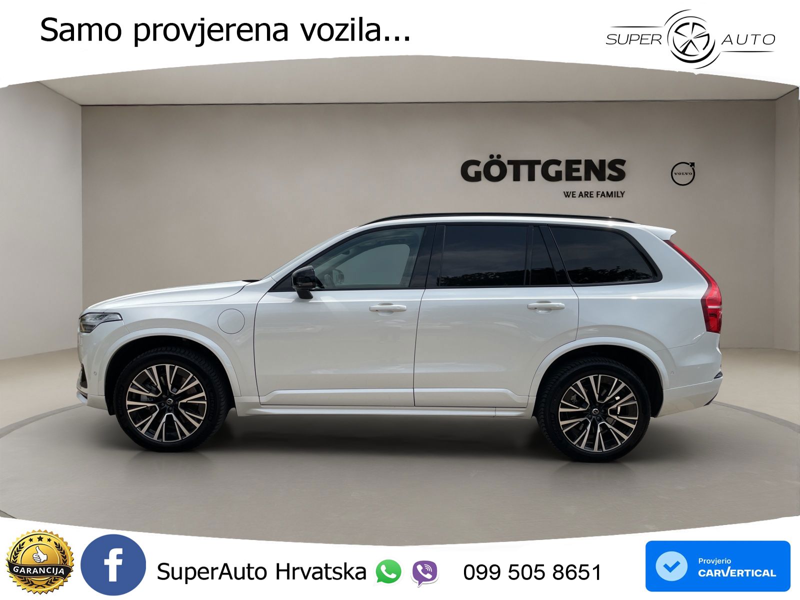 Volvo XC90 2.0 T8 AWD Automatic ZRAČNI+ACC+GR SJED+KAM+PANO