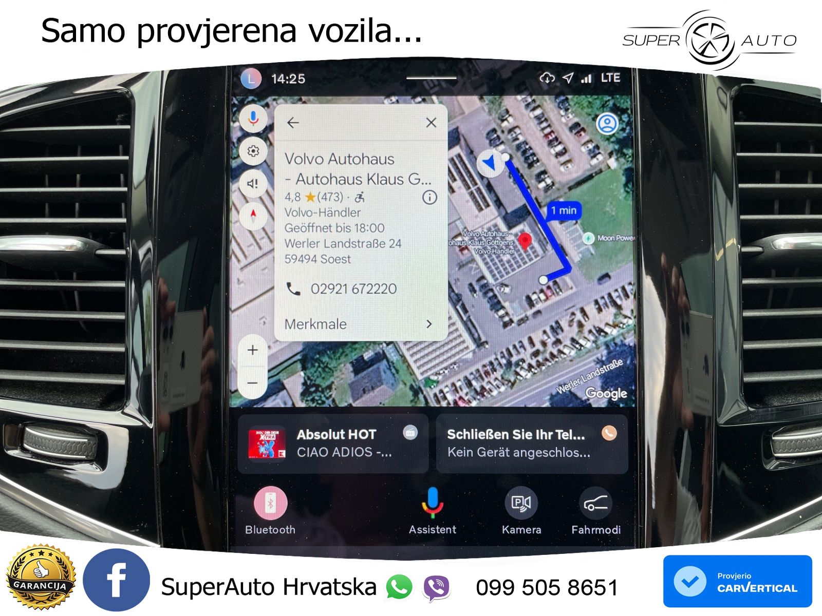 Volvo XC90 2.0 T8 AWD Automatic ZRAČNI+ACC+GR SJED+KAM+PANO