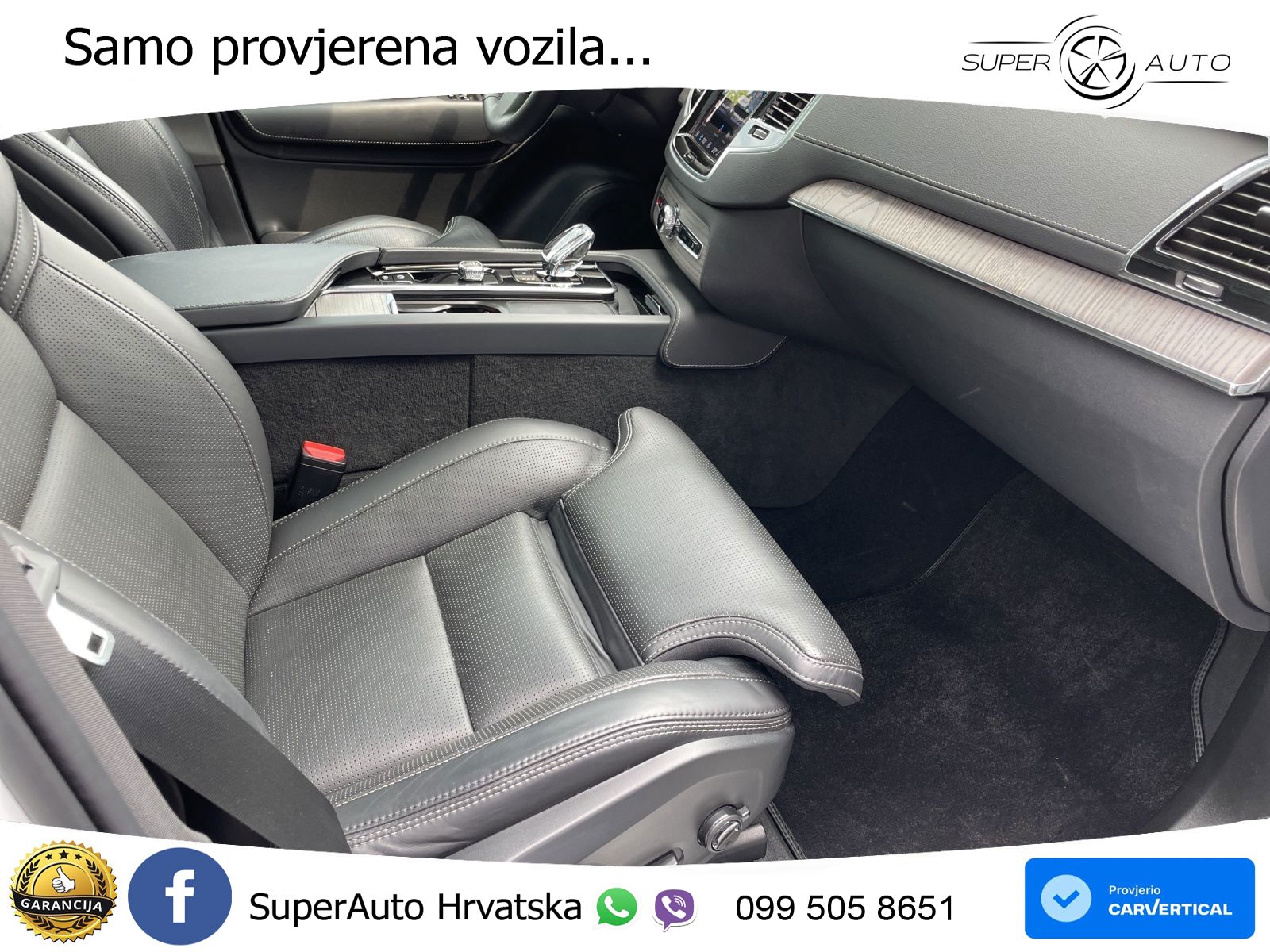 Volvo XC90 2.0 T8 AWD Automatic ZRAČNI+ACC+GR SJED+KAM+PANO
