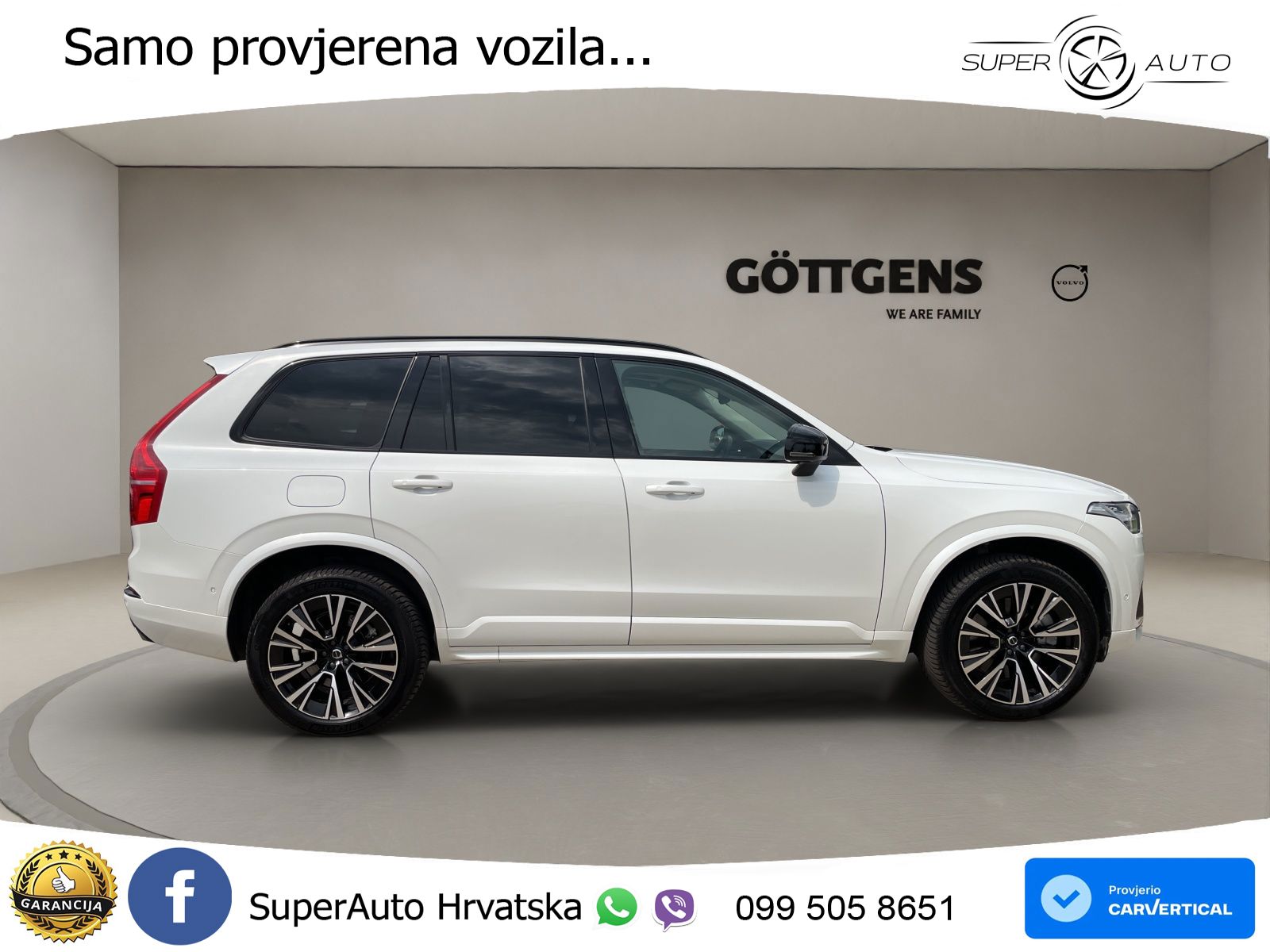 Volvo XC90 2.0 T8 AWD Automatic ZRAČNI+ACC+GR SJED+KAM+PANO