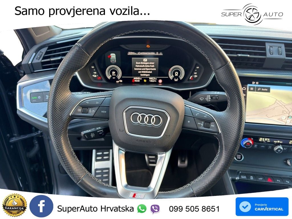 Audi Q3 Sportback 45 TFSIe (245 KS) S tronic S line LED+GR SJED+ACC