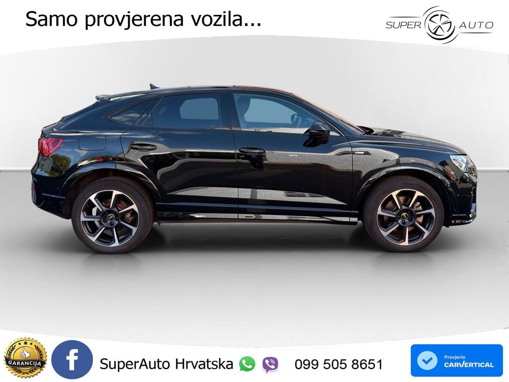 Audi Q3 Sportback 45 TFSIe (245 KS) S tronic S line LED+GR SJED+ACC