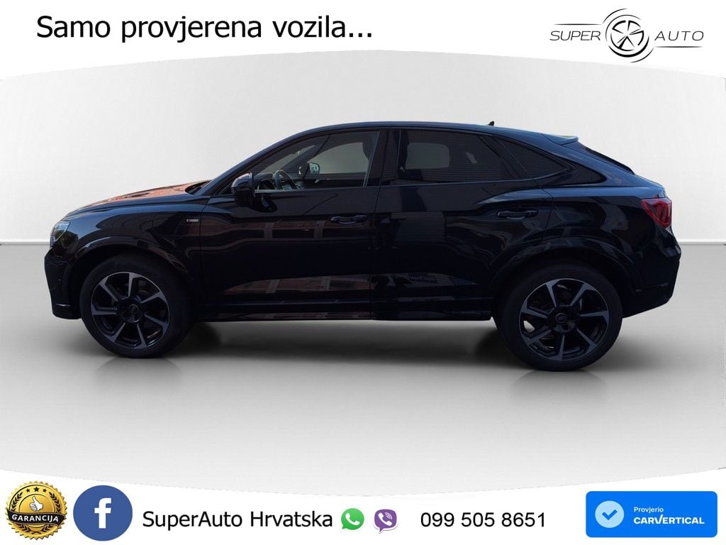 Audi Q3 Sportback 45 TFSIe (245 KS) S tronic S line LED+GR SJED+ACC