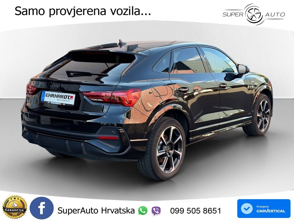Audi Q3 Sportback 45 TFSIe (245 KS) S tronic S line LED+GR SJED+ACC