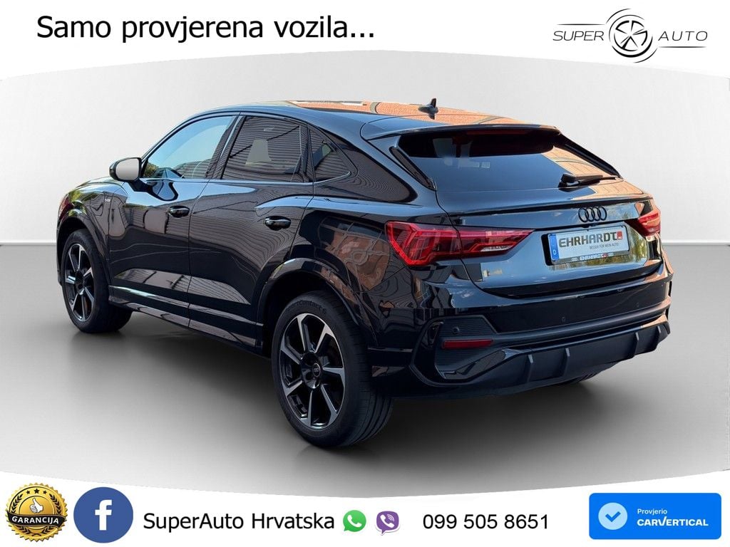 Audi Q3 Sportback 45 TFSIe (245 KS) S tronic S line LED+GR SJED+ACC