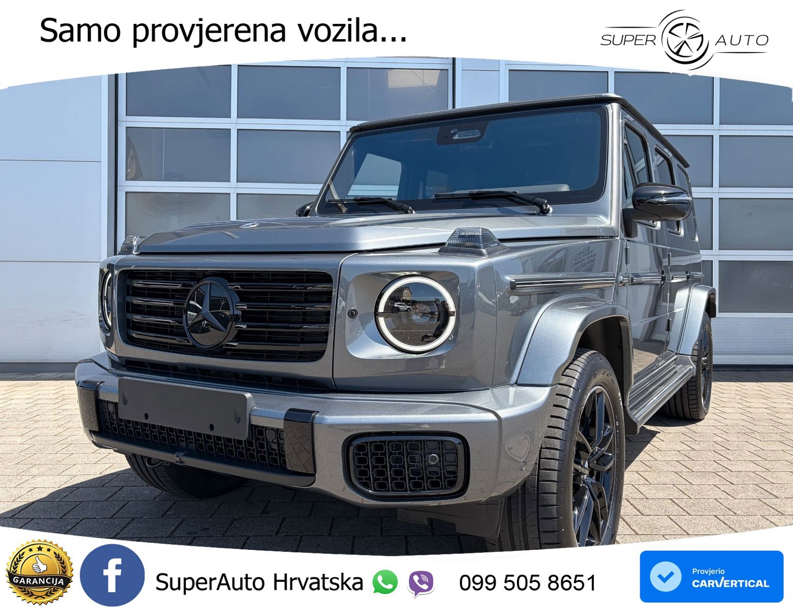Mercedes G 450d Long (367 KS) 4MATIC 9G-TRONIC AMG LED+GR SJED+ACC