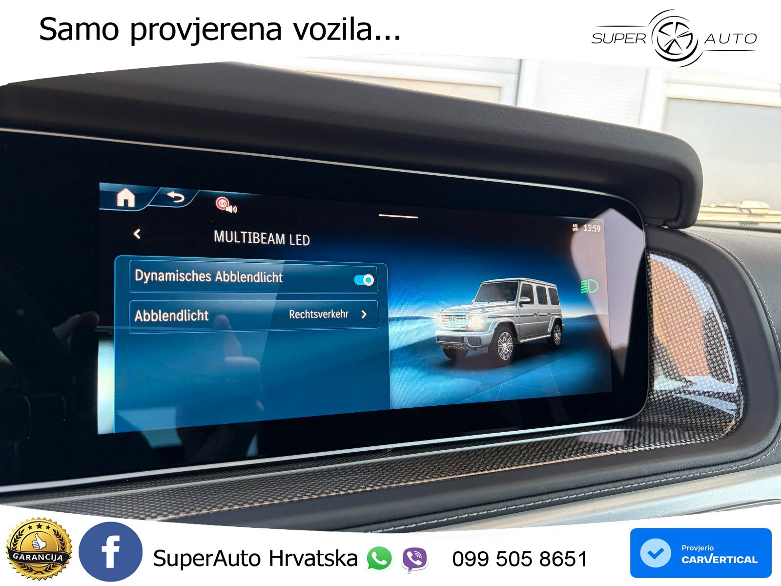 Mercedes G 450d Long (367 KS) 4MATIC 9G-TRONIC AMG LED+GR SJED+ACC
