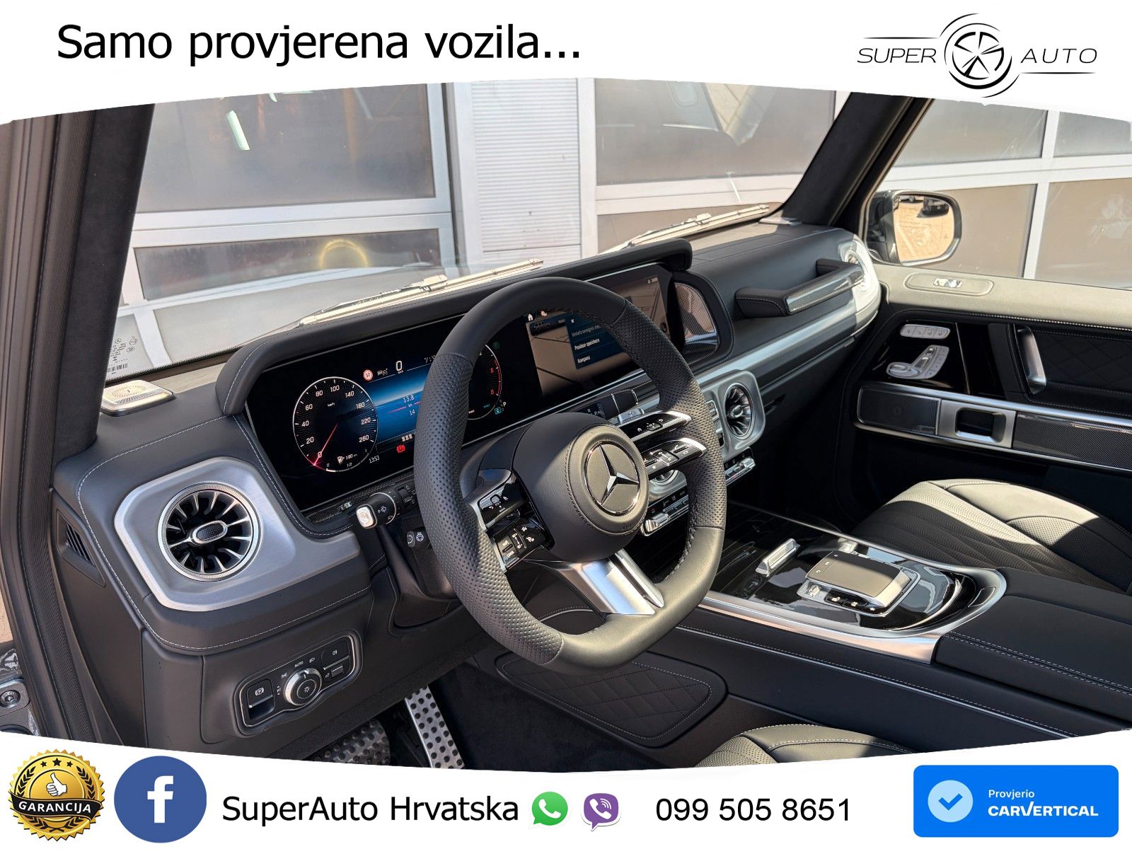 Mercedes G 450d Long (367 KS) 4MATIC 9G-TRONIC AMG LED+GR SJED+ACC