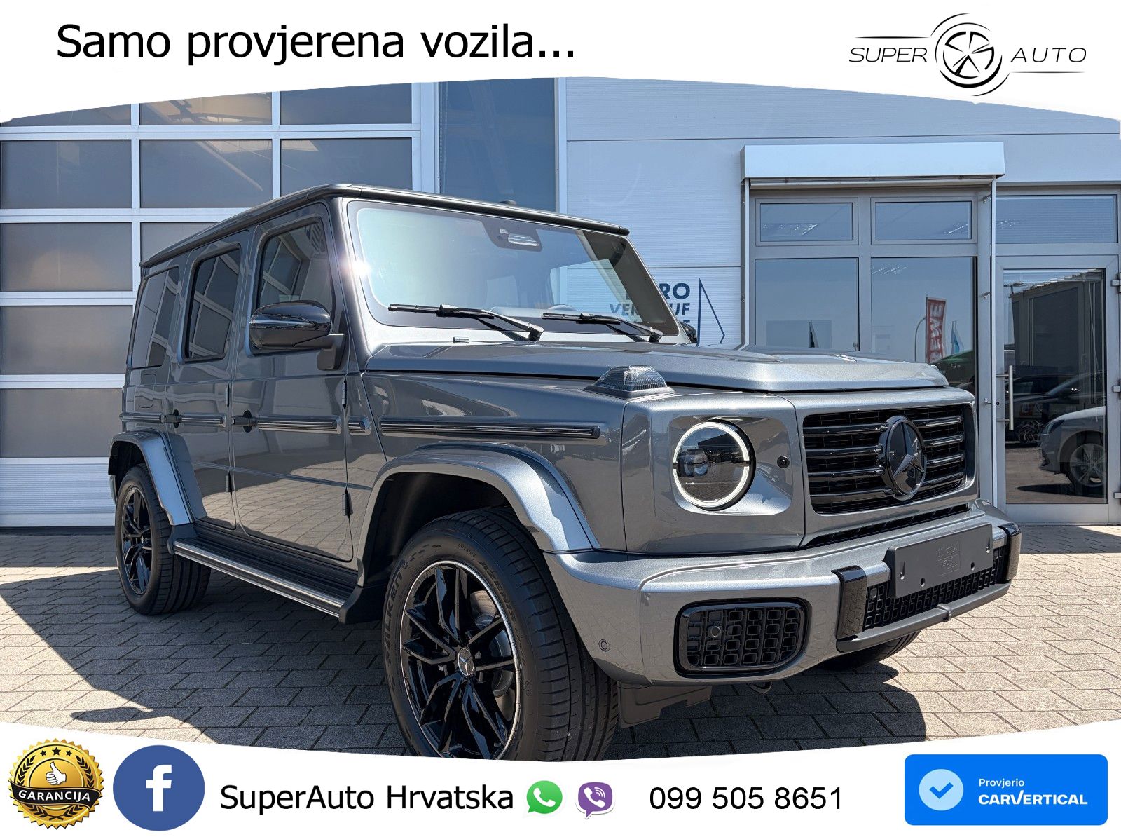 Mercedes G 450d Long (367 KS) 4MATIC 9G-TRONIC AMG LED+GR SJED+ACC