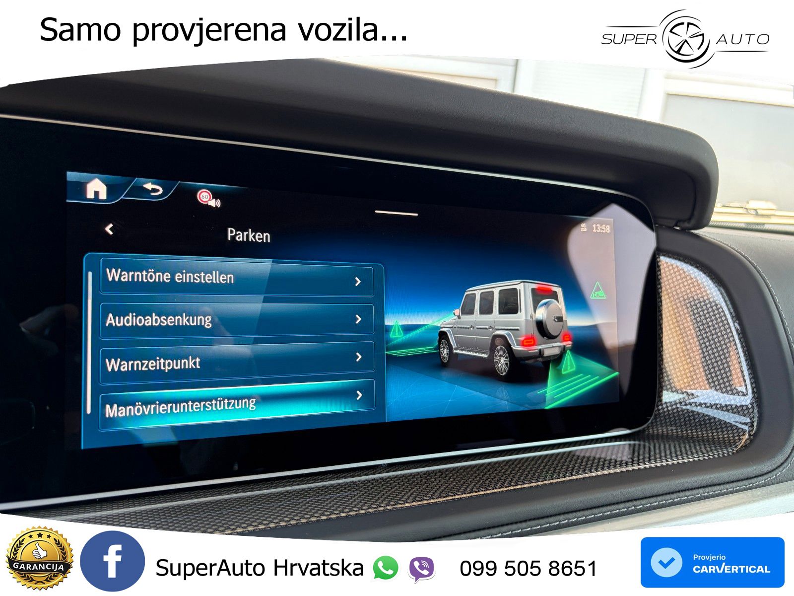 Mercedes G 450d Long (367 KS) 4MATIC 9G-TRONIC AMG LED+GR SJED+ACC