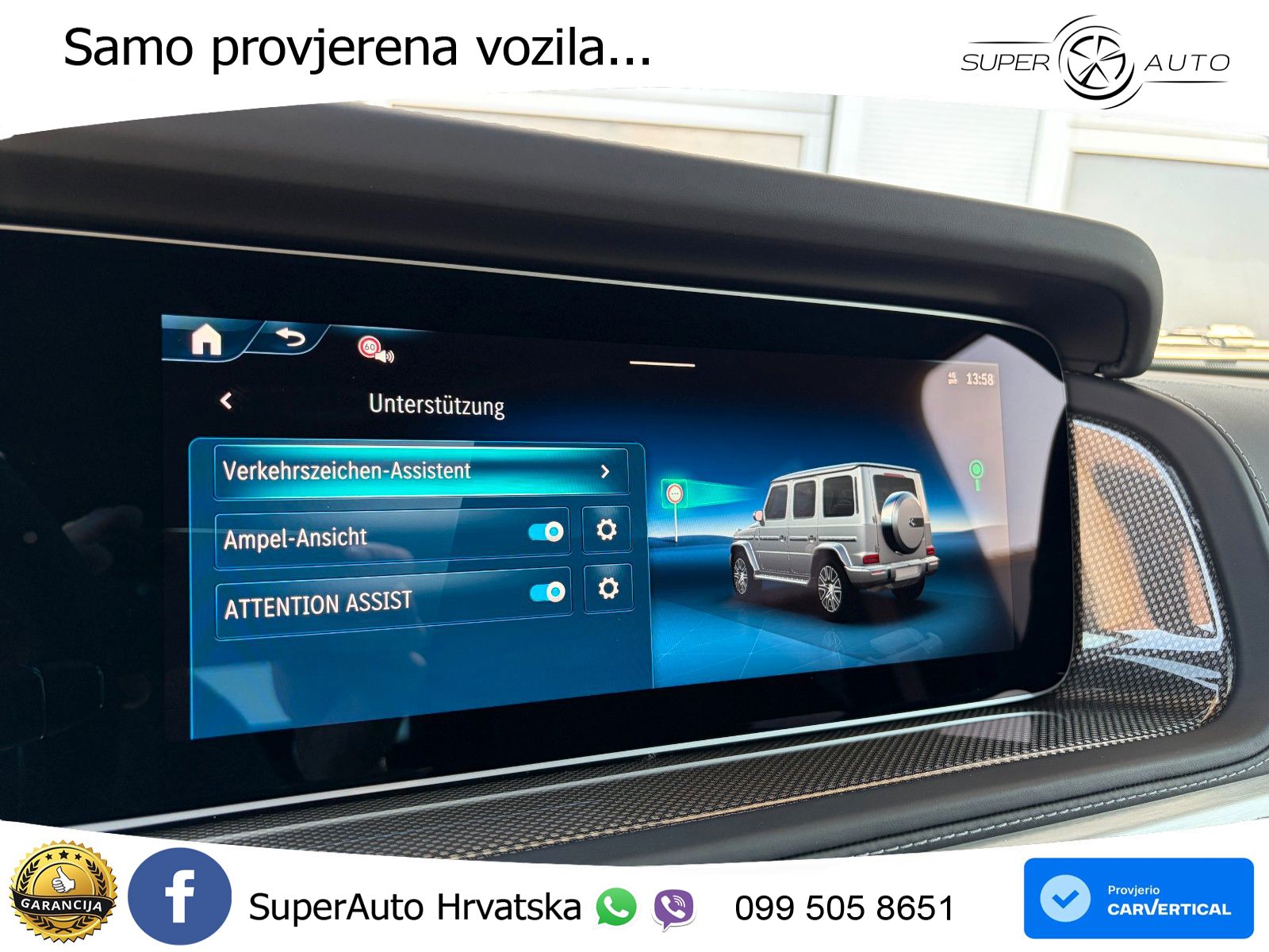 Mercedes G 450d Long (367 KS) 4MATIC 9G-TRONIC AMG LED+GR SJED+ACC