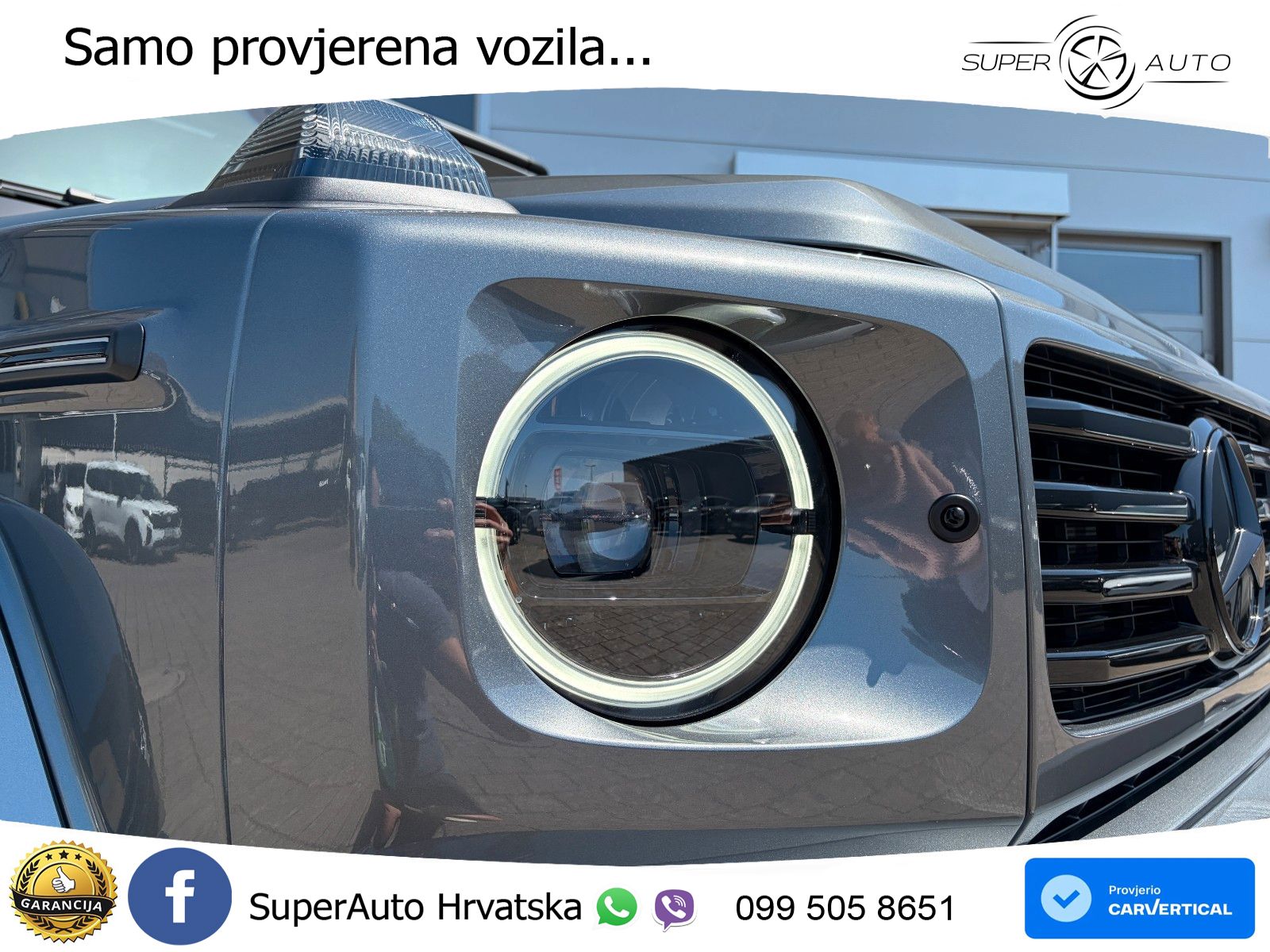 Mercedes G 450d Long (367 KS) 4MATIC 9G-TRONIC AMG LED+GR SJED+ACC