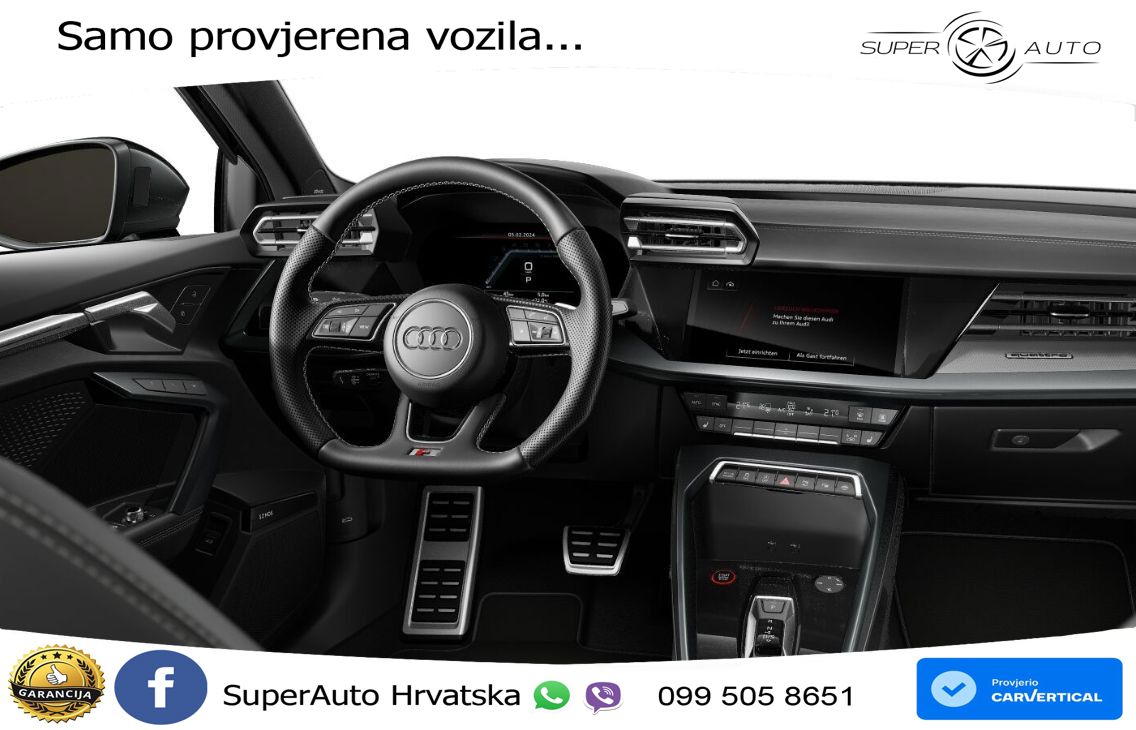 Audi S3 Limuzina 2.0 TFSI (333 KS) quattro S tronic MATRIX+GR SJED+KAM