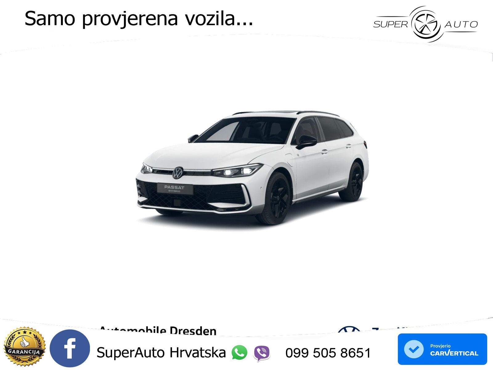 Volkswagen Passat Variant 1.5 TSI (272 KS) eHybrid DSG R-Line LED+GR SJED+ACC