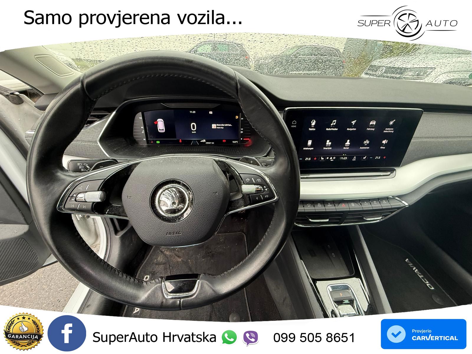 Škoda Octavia Combi 2.0 TDI (150 KS) DSG LED+GR SJED+ACC