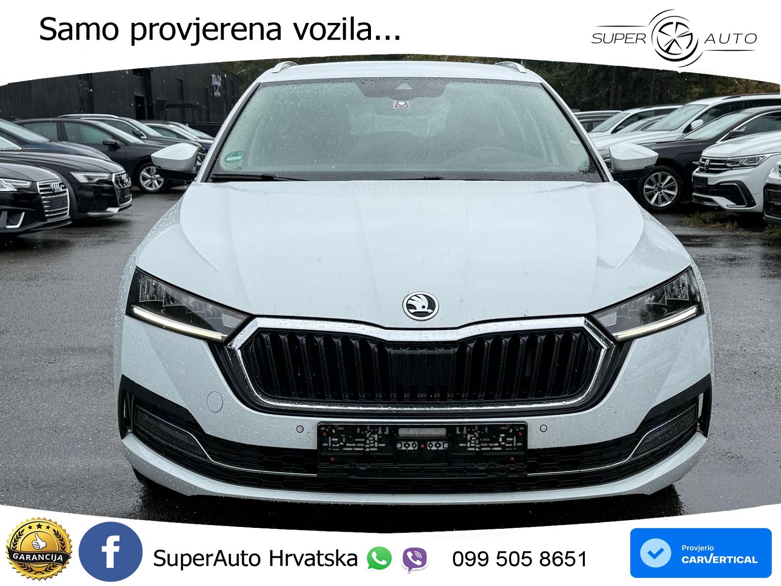 Škoda Octavia Combi 2.0 TDI (150 KS) DSG LED+GR SJED+ACC