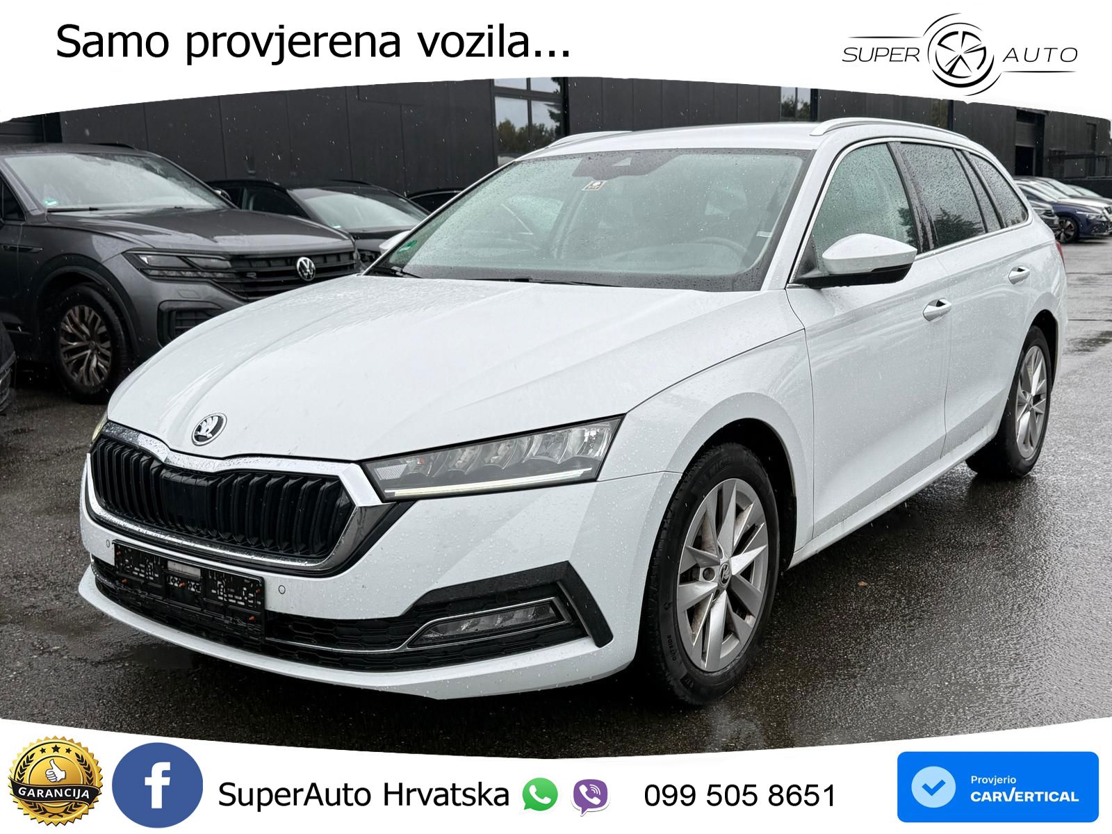 Škoda Octavia Combi 2.0 TDI (150 KS) DSG LED+GR SJED+ACC