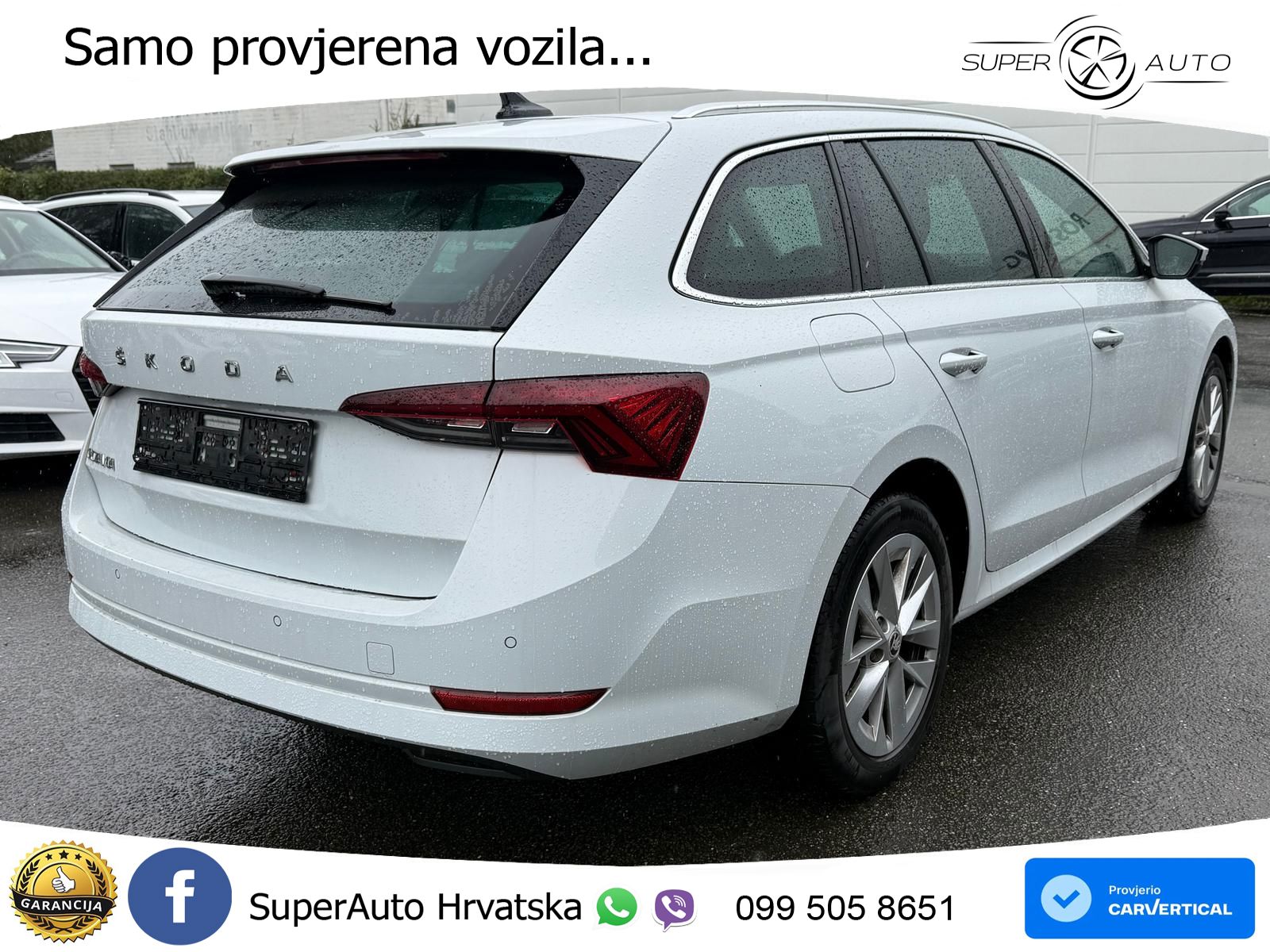 Škoda Octavia Combi 2.0 TDI (150 KS) DSG LED+GR SJED+ACC