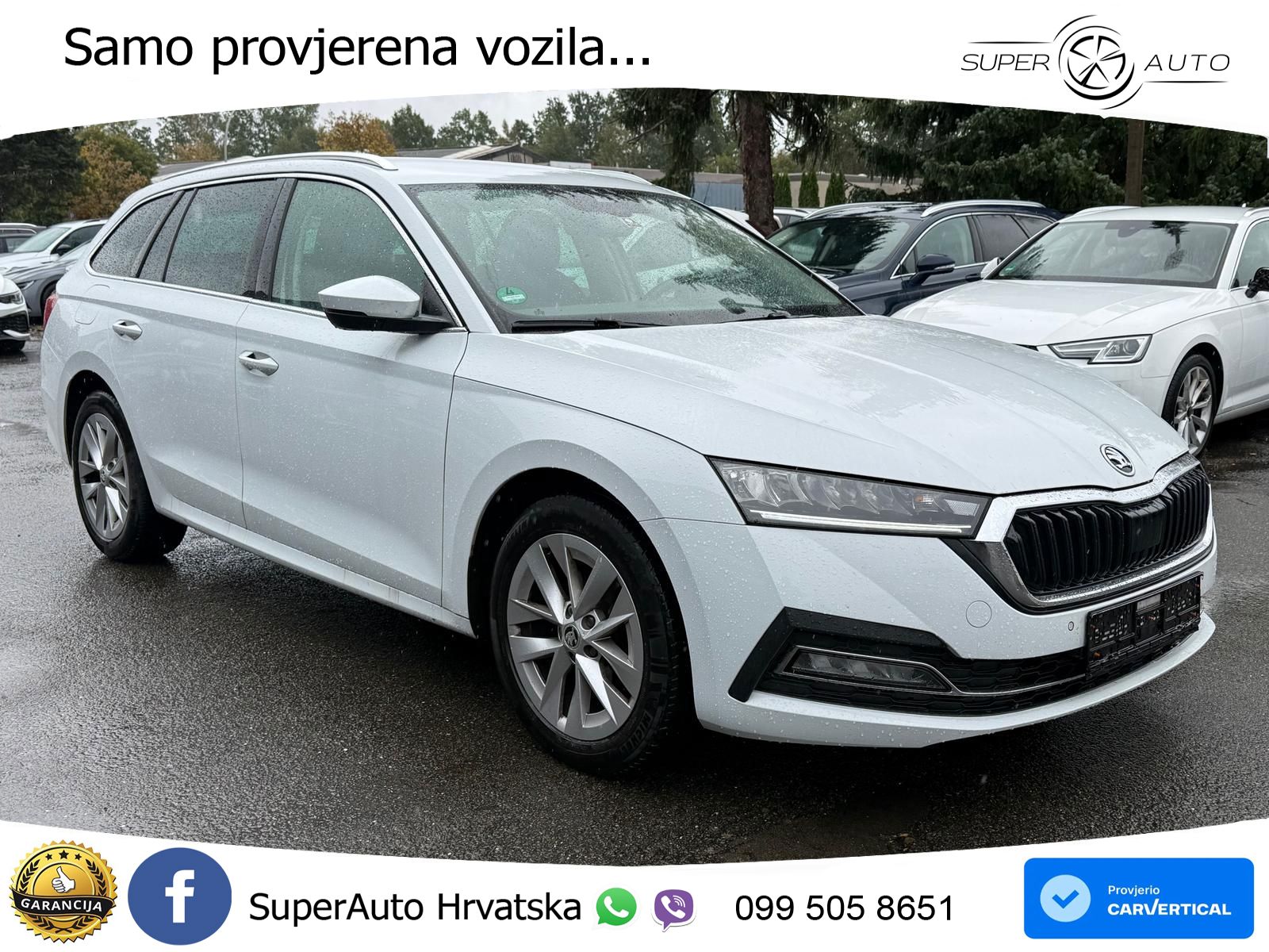 Škoda Octavia Combi 2.0 TDI (150 KS) DSG LED+GR SJED+ACC