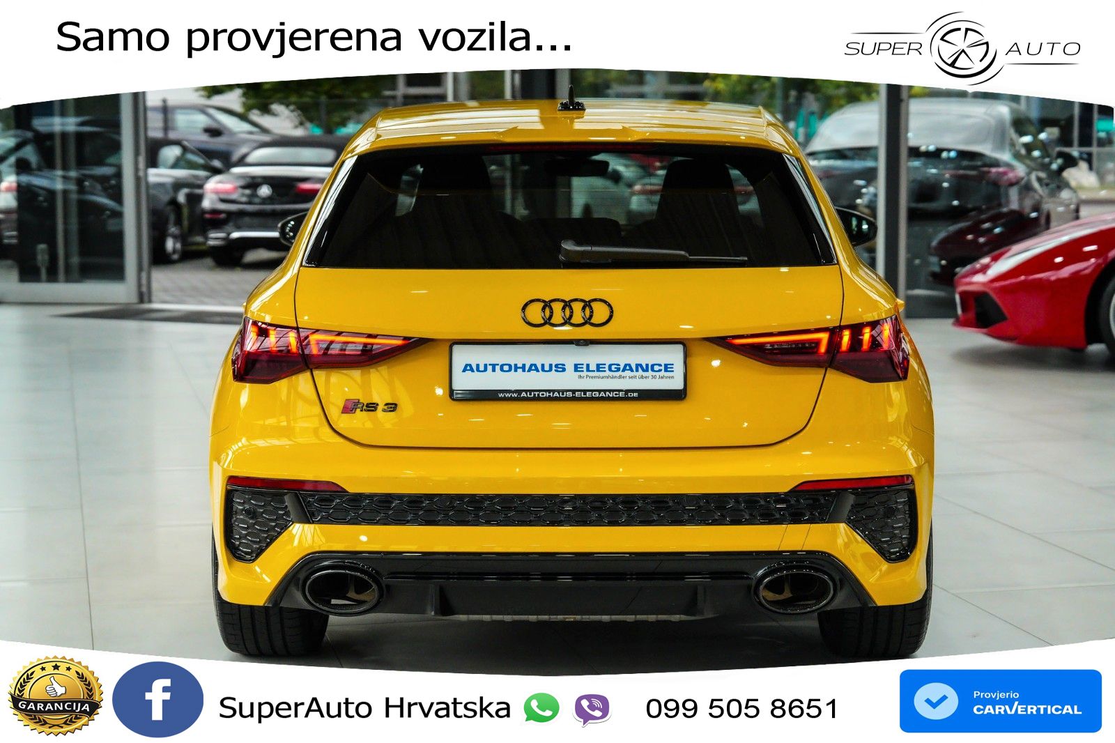 Audi RS3 Sportback 2.5 TFSI (400 KS) quattro S tronic LED+GR SJED+ACC