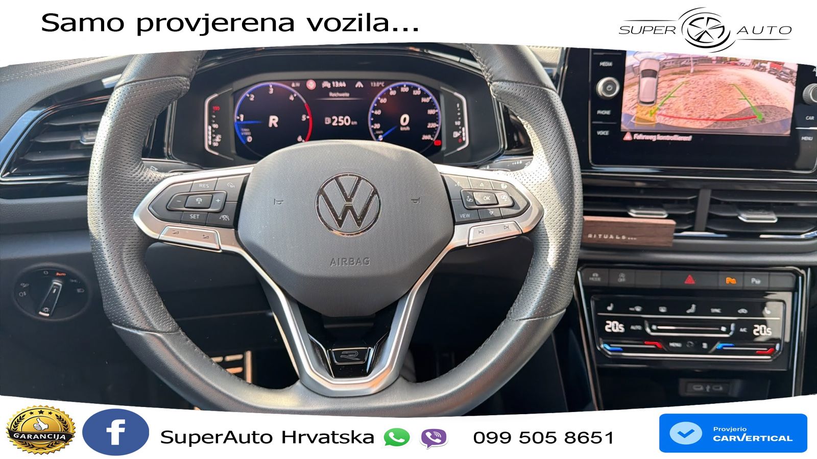 Volkswagen T-Roc 2.0 TDI (150 KS) DSG R-Line LED+GR SJED+ACC