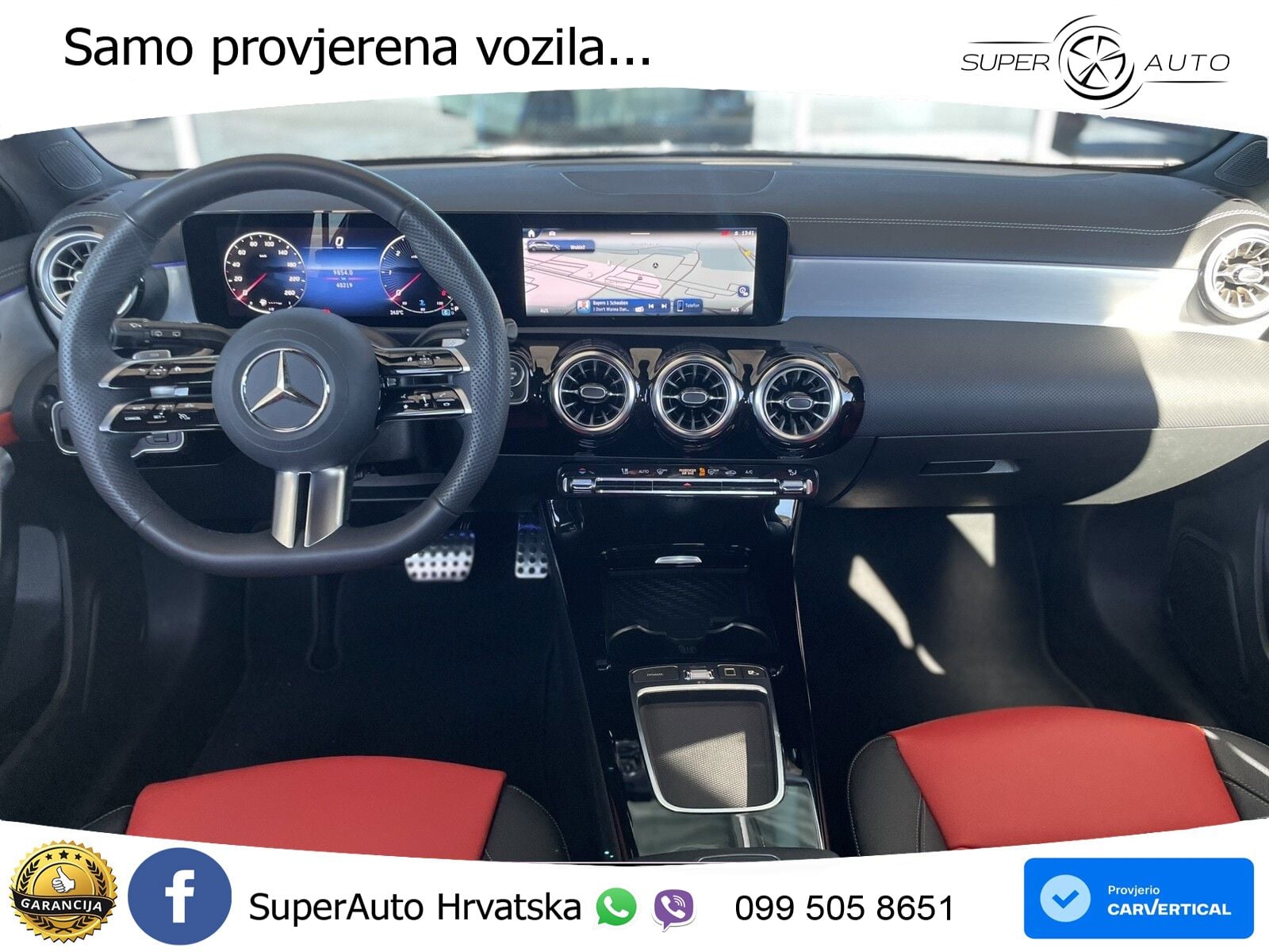 Mercedes-Benz A 200d 8G-DCT AMG LED+GR SJED+ACC