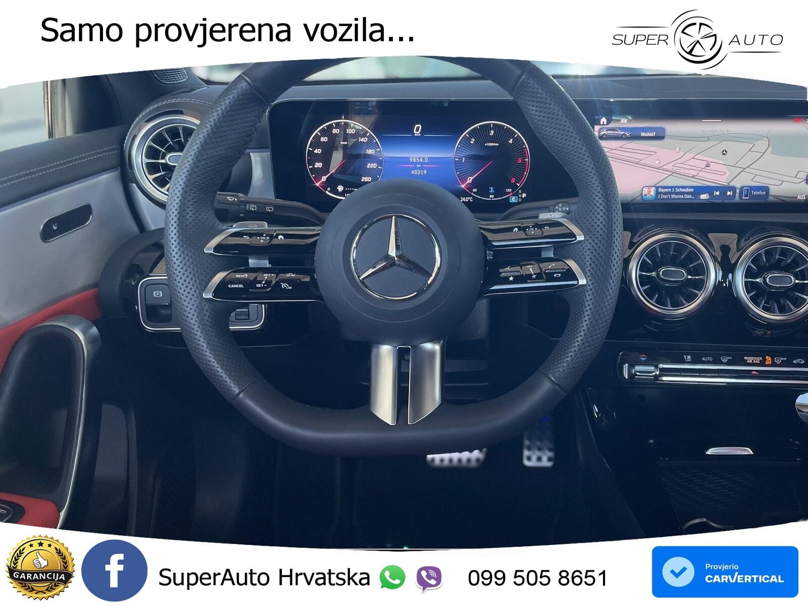 Mercedes-Benz A 200d 8G-DCT AMG LED+GR SJED+ACC