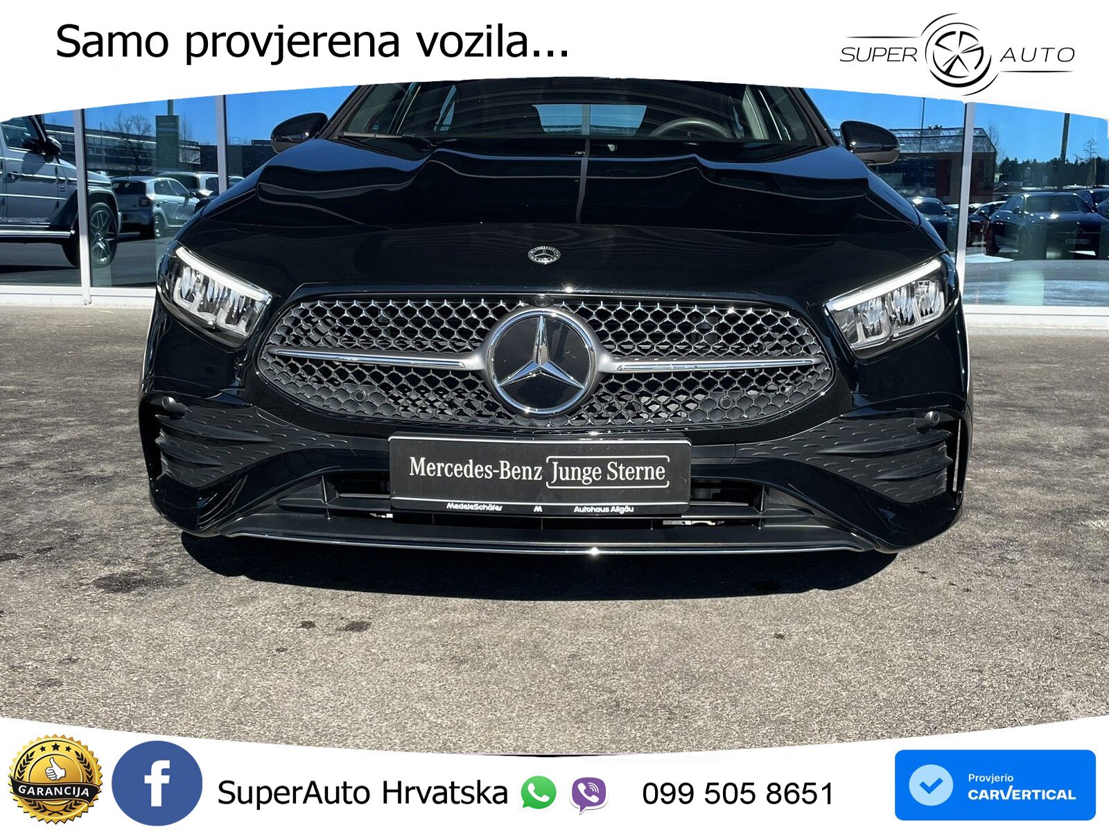 Mercedes-Benz A 200d 8G-DCT AMG LED+GR SJED+ACC
