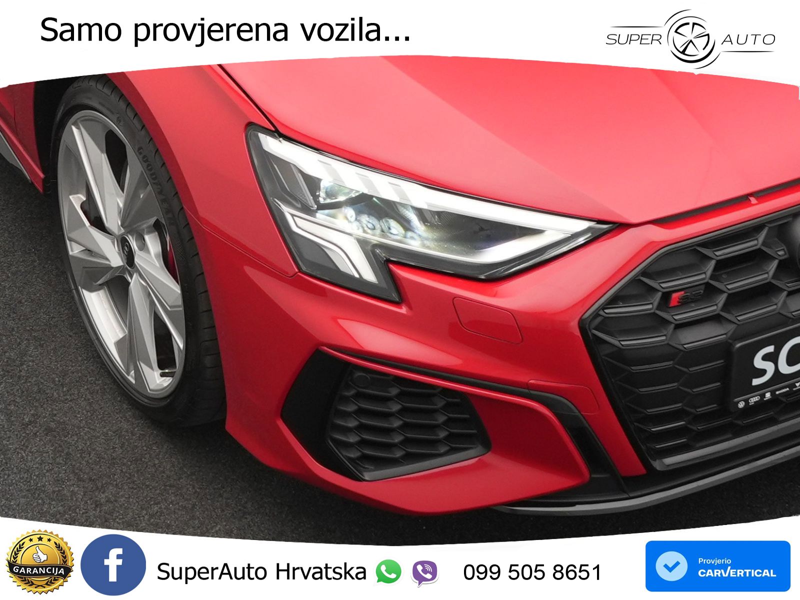 Audi S3 2.0 TFSI (310 KS) quattro S tronic