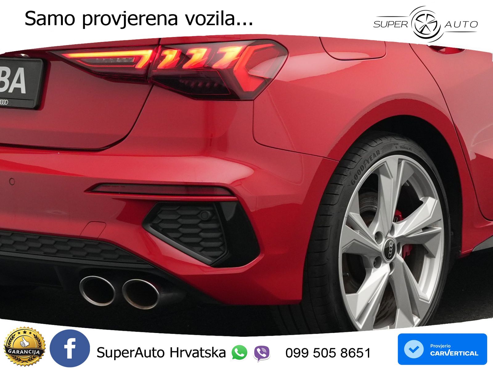 Audi S3 2.0 TFSI (310 KS) quattro S tronic