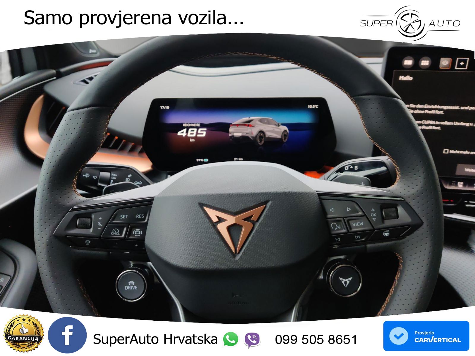Cupra Tavascan 82 kWh (340 KS)  4WD VZ LED+GR SJED+ACC
