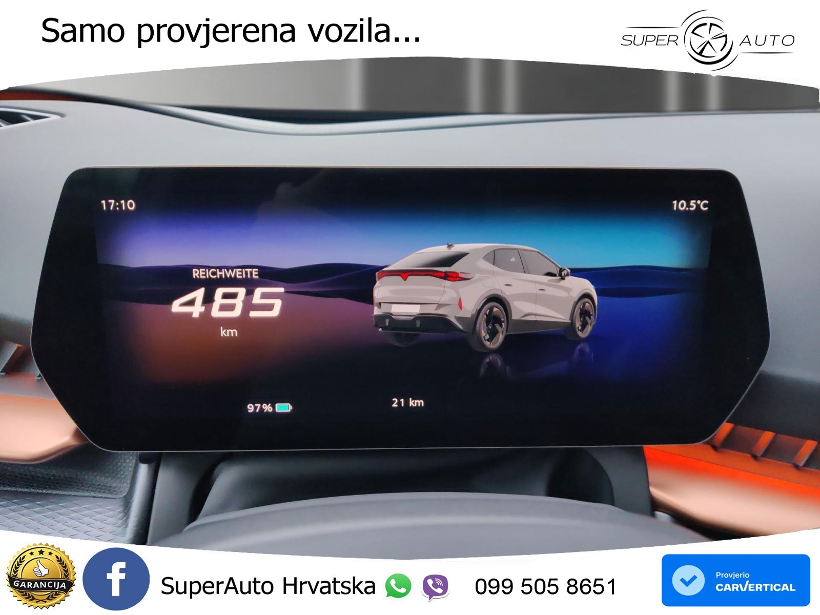 Cupra Tavascan 82 kWh (340 KS)  4WD VZ LED+GR SJED+ACC