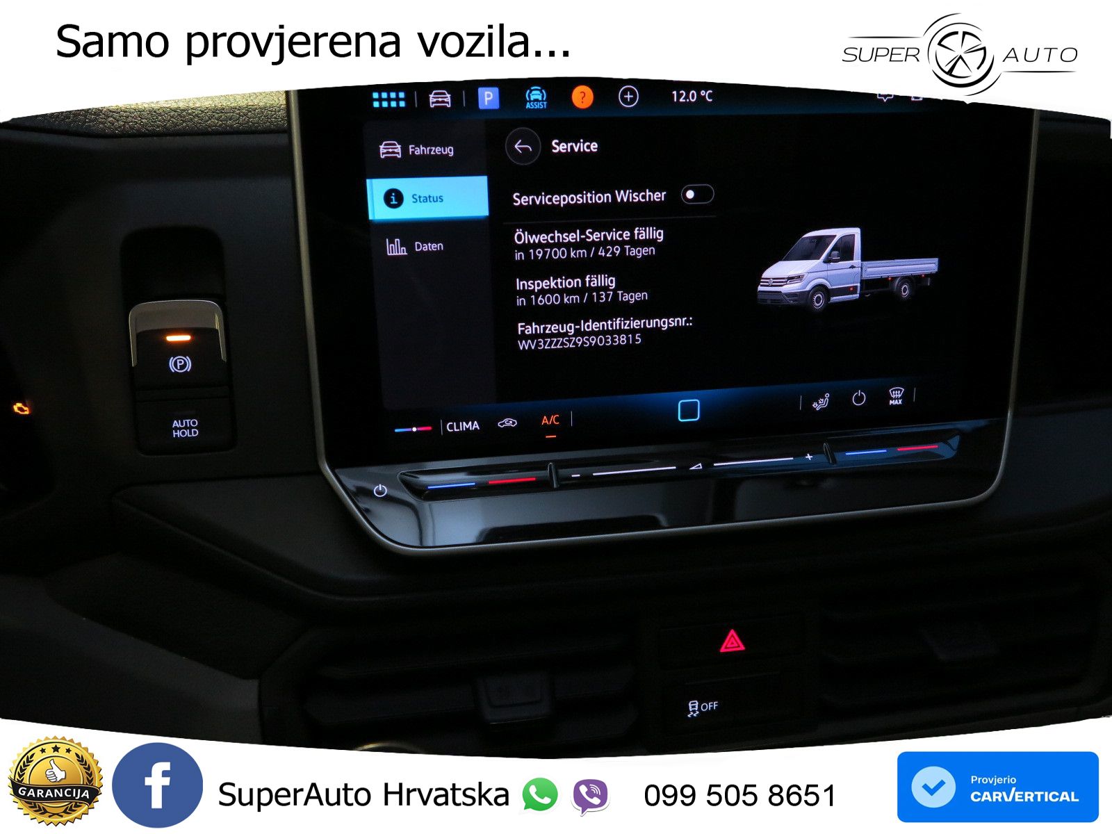 Volkswagen Crafter Pritsche 35 TDI 2.0 mittel AHK Glasreff 140 KS