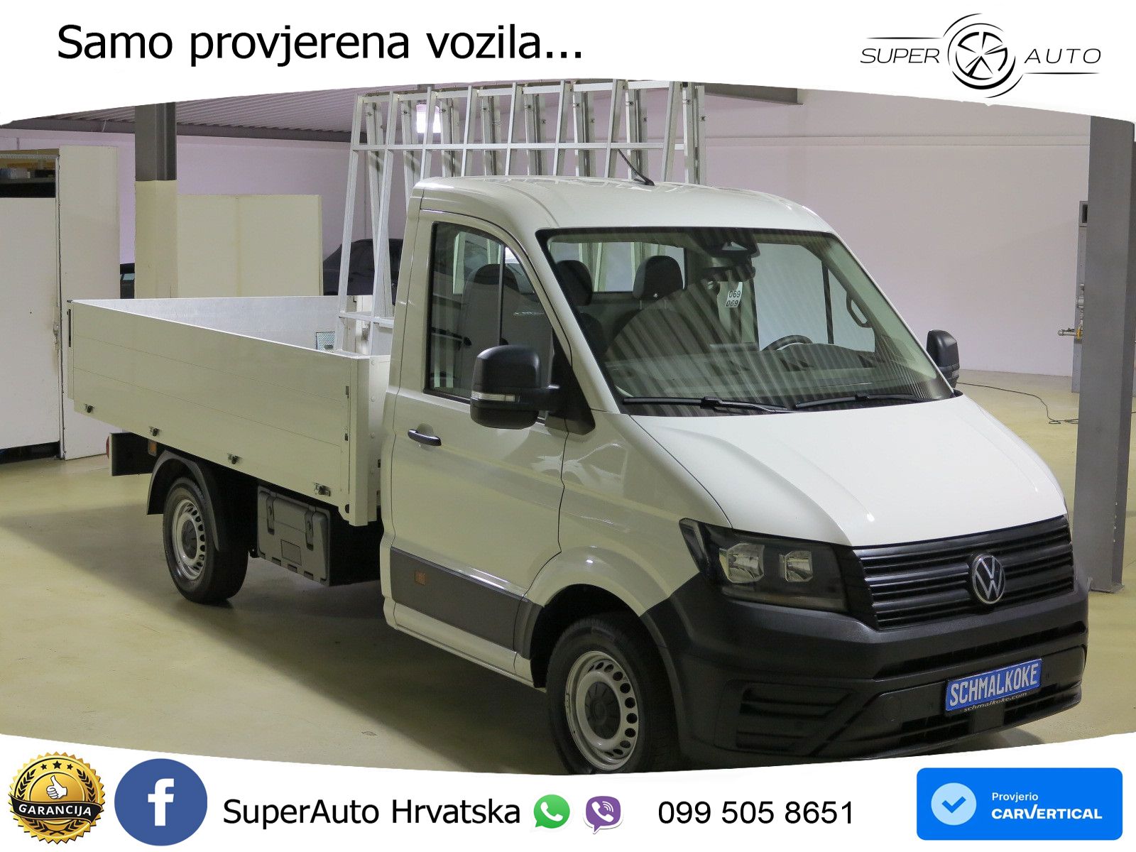 Volkswagen Crafter Pritsche 35 TDI 2.0 mittel AHK Glasreff 140 KS