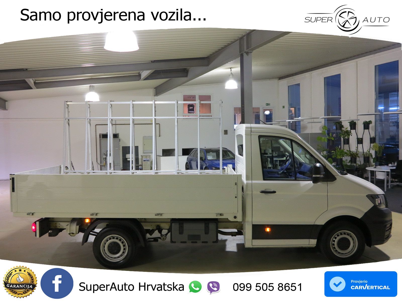 Volkswagen Crafter Pritsche 35 TDI 2.0 mittel AHK Glasreff 140 KS